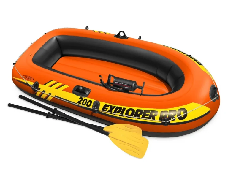 Gumenjak Explorer Pro 200 Set 196 × 102 × 33 Cm Vesla + Pumpa Intex 58357 1