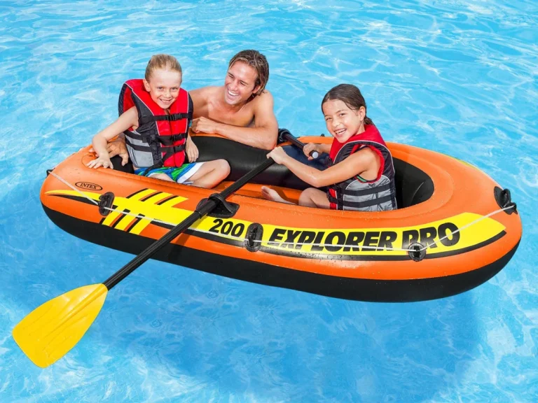 Gumenjak Explorer Pro 200 Set 196 × 102 × 33 Cm Vesla + Pumpa Intex 58357 2