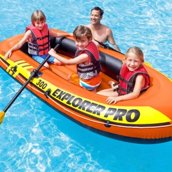 Gumenjak Explorer Pro 300 Set 244 × 117 × 36 Cm Vesla + Pumpa Intex 58358 3