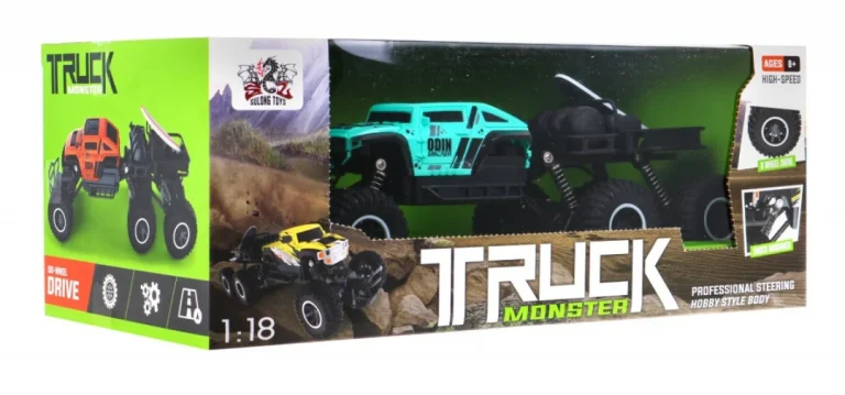 Gusjenični Kamion Monster Za Djecu 8+ Model Terenskog Vozila Na Daljinsko Upravljanje U Mjerilu 1:18 7