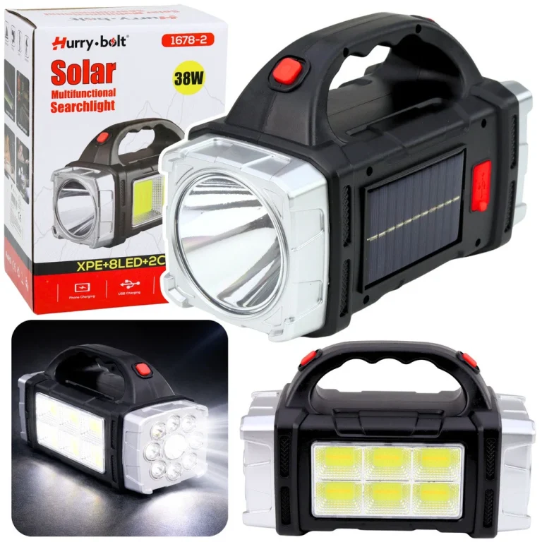 Hb 1678 Led Solarna Svjetiljka 38w širokokutna 1