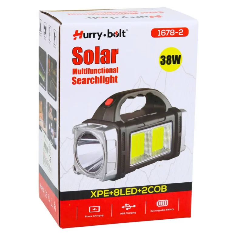 Hb 1678 Led Solarna Svjetiljka 38w širokokutna 9