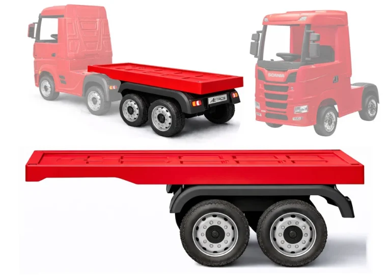 Hl358 Mercedes Scania Actros Crvena Poluprikolica Auto Na Akumulator 1