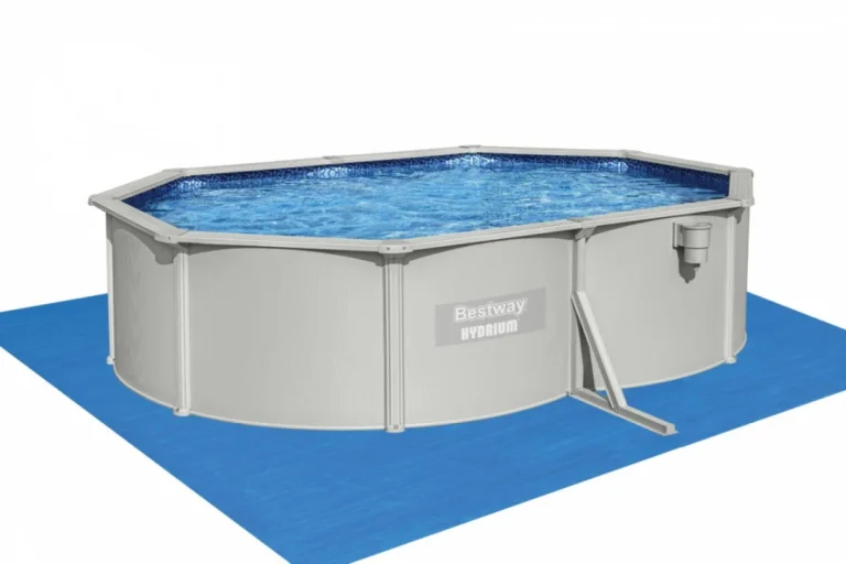 Hydrium 500x360x120 Ovalni Bazen S Pločama 16x12 Stopa Bestway 8u1 + Pumpa Za Pijesak 4