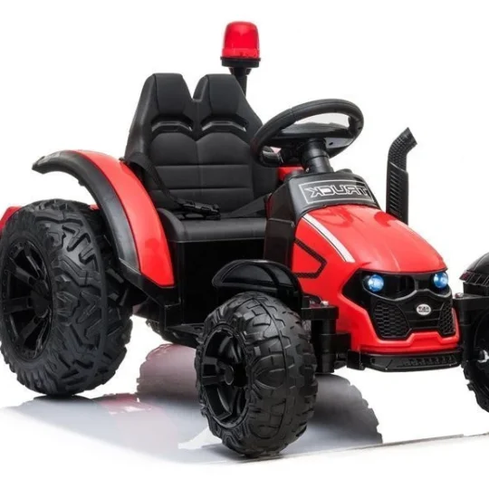 Hzb 200 Električni Traktor S Prikolicom, Crveni Auto Na Akumulator 1