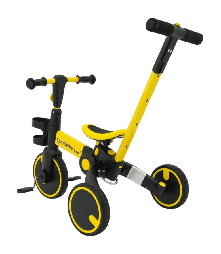 Happy Bike 3 U 1 Sportrike žuti 11