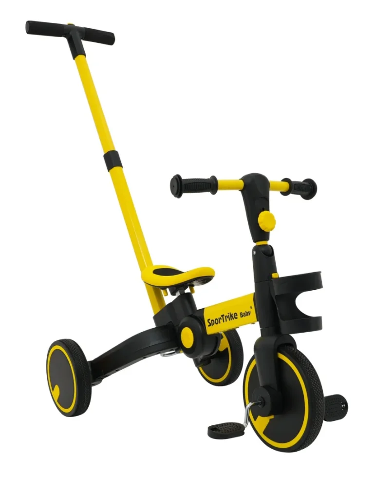 Happy Bike 3 U 1 Sportrike žuti 4