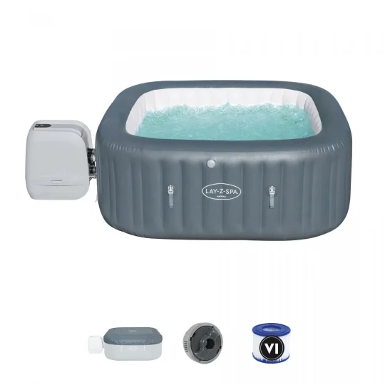 Hawaii Lay Z Spa Hydrojet Pro Bestway Napuhavajuća Hidromasažna Kada Za 6 Osoba + Pumpa + Filter + 1