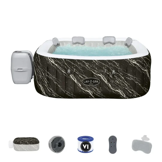 Hawaii Smart Airjet Lay Z Spa Napuhavajuća Jacuzzi Kada Bestway Za 6 Osoba + Pumpa + Led Traka + 4 1