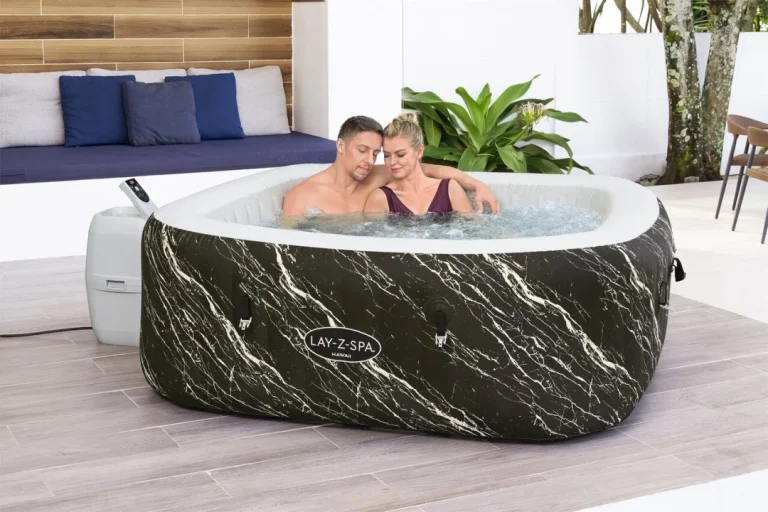 Hawaii Smart Airjet Lay Z Spa Napuhavajuća Jacuzzi Kada Bestway Za 6 Osoba + Pumpa + Led Traka + 4 6