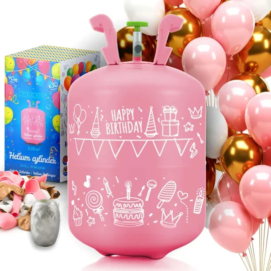 Helijev Cilindar 0,20 M3 S Balonima I Vrpcom Ricokids, Crvena 1