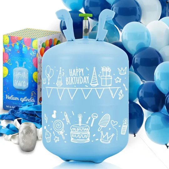 Helijev Cilindar 0,20 M3 S Balonima I Vrpcom Ricokids, Plava 1