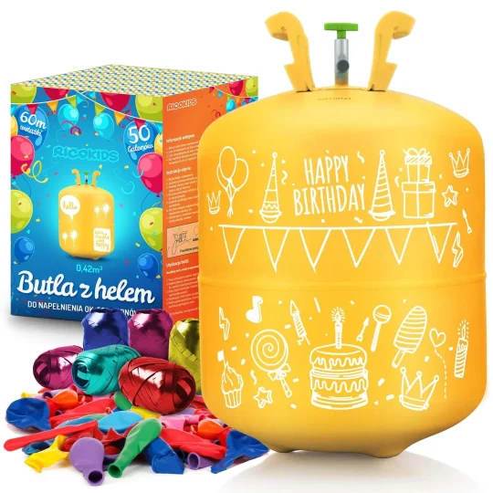 Helijumski Cilindar 0,42m3 S Balonima I Ricokids Vrpcom 1