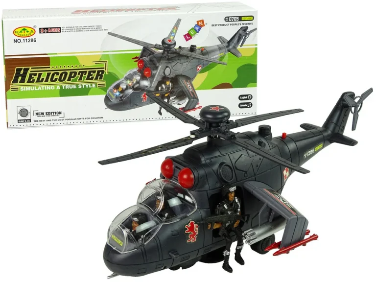 Helikopter Divovska Krila Svjetla Zvuk Rotacije 1