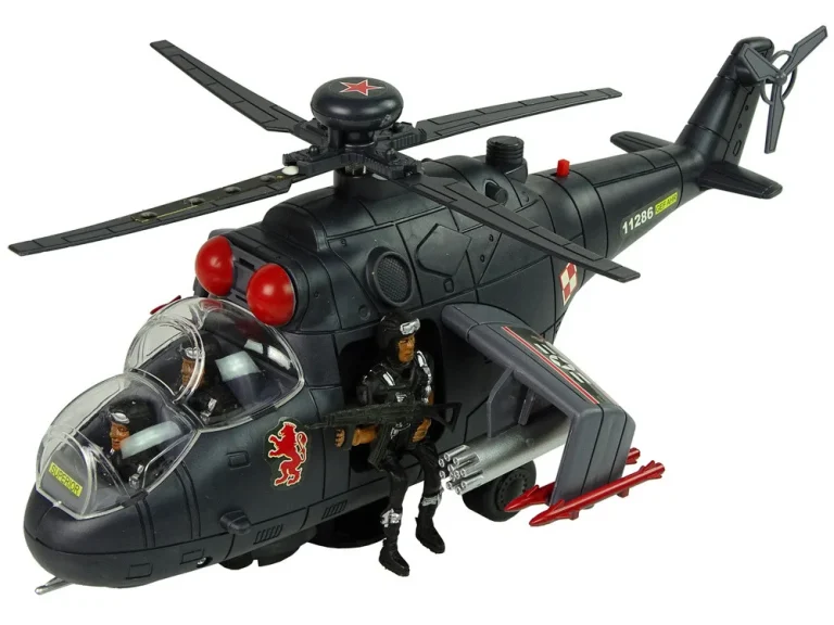 Helikopter Divovska Krila Svjetla Zvuk Rotacije 2