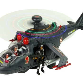 Helikopter Divovska Krila Svjetla Zvuk Rotacije 3