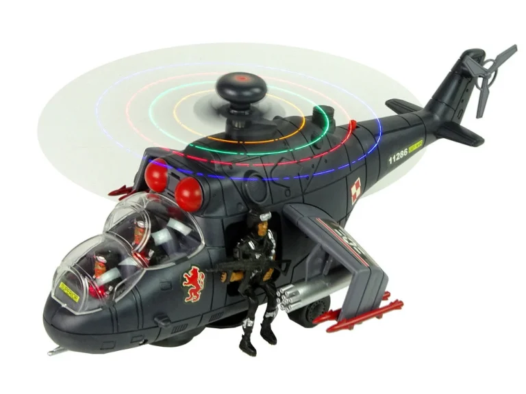 Helikopter Divovska Krila Svjetla Zvuk Rotacije 3
