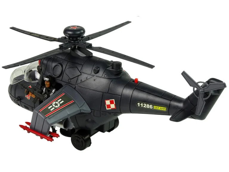 Helikopter Divovska Krila Svjetla Zvuk Rotacije 4