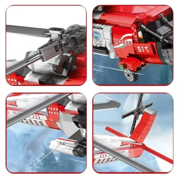Helikopter Hh 60j Set Od 1137 Kockica 5
