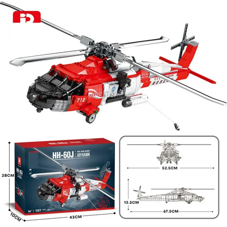Helikopter Hh 60j Set Od 1137 Kockica 6