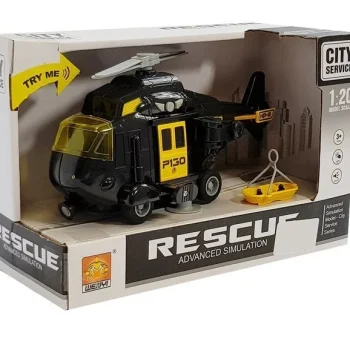 Helikopter Za Spašavanje Na Baterije 1:20 Zvuk Svjetla 4