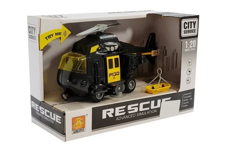 Helikopter Za Spašavanje Na Baterije 1:20 Zvuk Svjetla 4