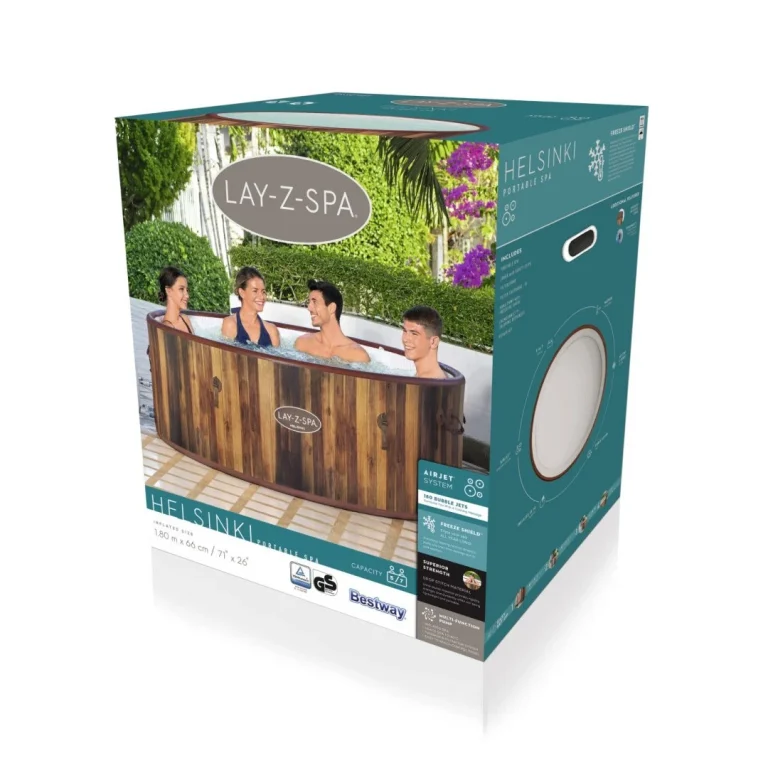Helsinki Lay Z Spa Airjet Spa Home Bestway Za 7 Osoba + Pumpa + Pribor 8