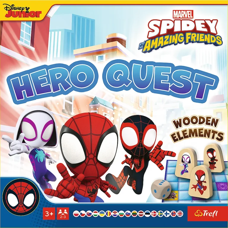 Hero Quest Spidey Spider Man Društvena Igra Trefl 02436 5