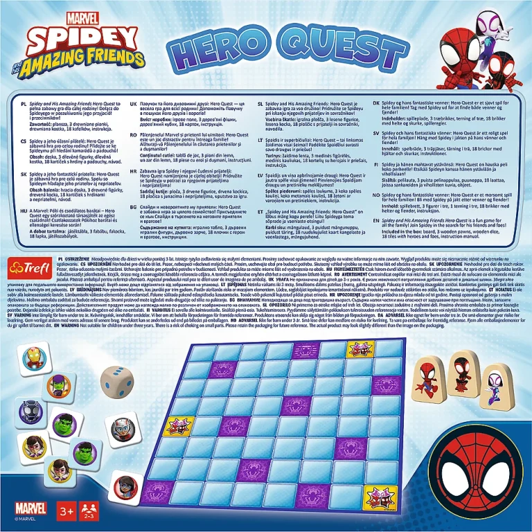 Hero Quest Spidey Spider Man Društvena Igra Trefl 02436 6