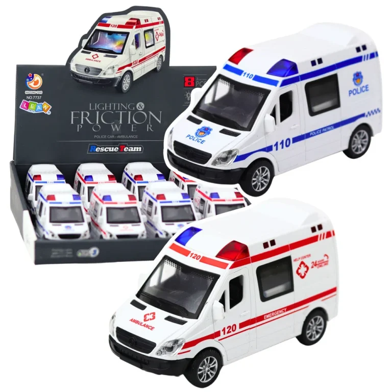 Hitna Pomoć / Policija Auto Sa Svjetlima I Zvukom 1