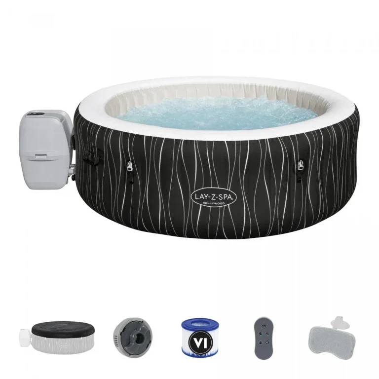 Hollywood Lay Z Spa Airjet Kućni Spa Bestway Za 6 Osoba + Led + 4 Jastuka 1