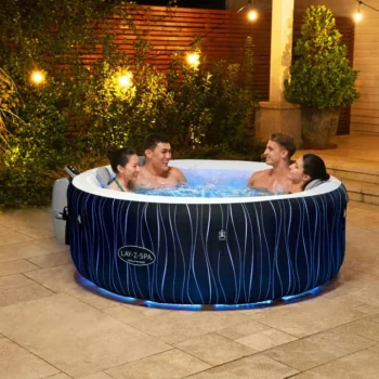 Hollywood Lay Z Spa Airjet Kućni Spa Bestway Za 6 Osoba + Led + 4 Jastuka 10