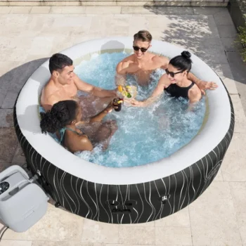 Hollywood Lay Z Spa Airjet Kućni Spa Bestway Za 6 Osoba + Led + 4 Jastuka 7
