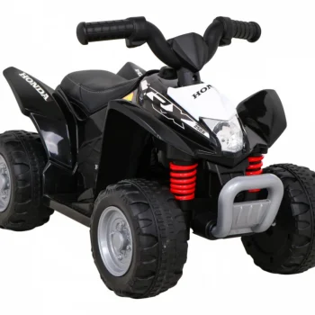 Honda 250x Trx Battery Quad Crni + Truba + Led + Eko Koža, Crna Quad Na Akumulator 10