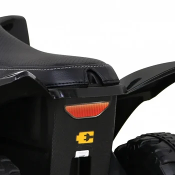 Honda 250x Trx Battery Quad Crni + Truba + Led + Eko Koža, Crna Quad Na Akumulator 12