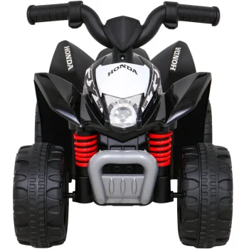 Honda 250x Trx Battery Quad Crni + Truba + Led + Eko Koža, Crna Quad Na Akumulator 3