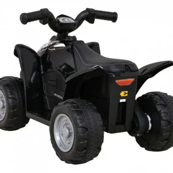 Honda 250x Trx Battery Quad Crni + Truba + Led + Eko Koža, Crna Quad Na Akumulator 5