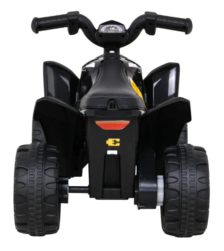 Honda 250x Trx Battery Quad Crni + Truba + Led + Eko Koža, Crna Quad Na Akumulator 8