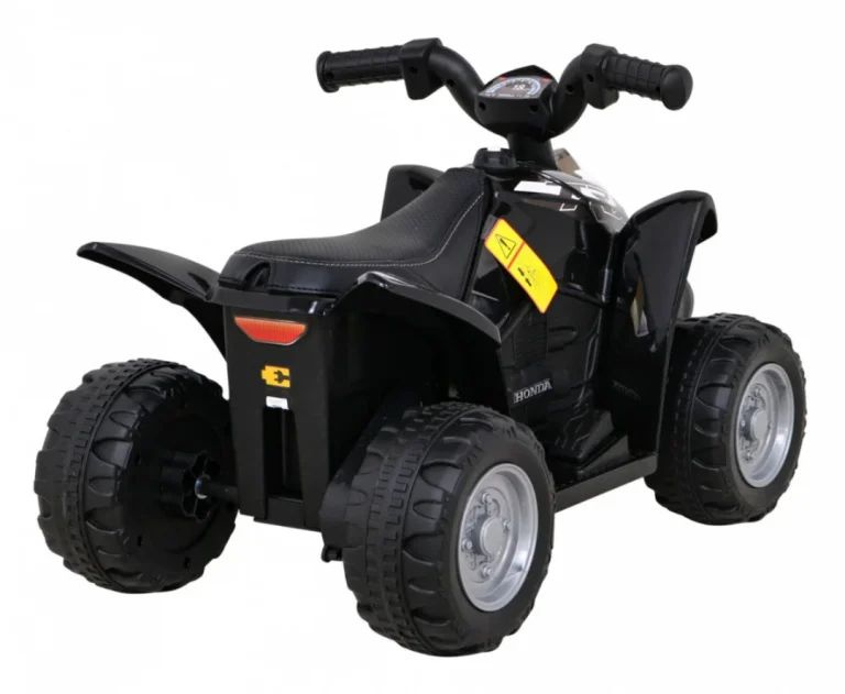 Honda 250x Trx Battery Quad Crni + Truba + Led + Eko Koža, Crna Quad Na Akumulator 9