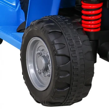 Honda 250x Trx Quad Na Baterije Plavi + Truba + Led + Eko Koža, Plava Quad Na Akumulator 12