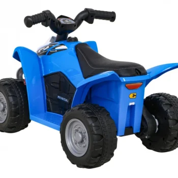 Honda 250x Trx Quad Na Baterije Plavi + Truba + Led + Eko Koža, Plava Quad Na Akumulator 5
