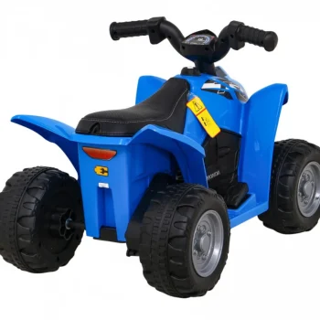 Honda 250x Trx Quad Na Baterije Plavi + Truba + Led + Eko Koža, Plava Quad Na Akumulator 8