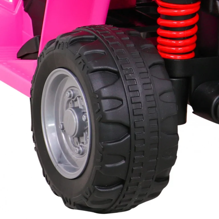 Honda 250x Trx Baterijski Quad Roza + Truba + Led + Eko Koža Quad Na Akumulator 12