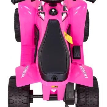 Honda 250x Trx Baterijski Quad Roza + Truba + Led + Eko Koža Quad Na Akumulator 6