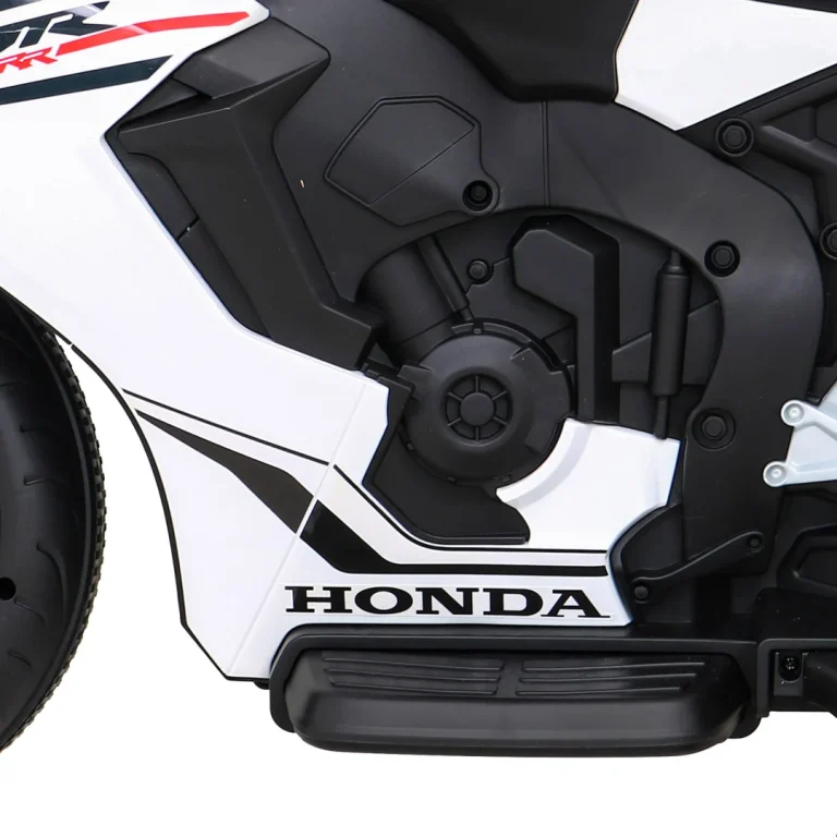 Honda Cbr 1000rr Dječji Motocikl Na Baterije, Bijeli + Mp3 Zvukovi + Pomoćni Kotači, Bijela Motor Na Akumulator 10