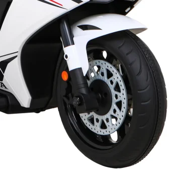 Honda Cbr 1000rr Dječji Motocikl Na Baterije, Bijeli + Mp3 Zvukovi + Pomoćni Kotači, Bijela Motor Na Akumulator 11