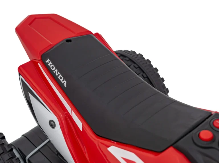 Honda Crf 450r Dječji Kros Motocikl Na Baterije, Crveni + 3 Kotača + Gumena Gazišta + Truba, Crvena Motor Na Akumulator 12