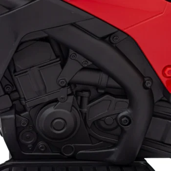 Honda Crf 450r Dječji Kros Motocikl Na Baterije, Crveni + 3 Kotača + Gumena Gazišta + Truba, Crvena Motor Na Akumulator 16