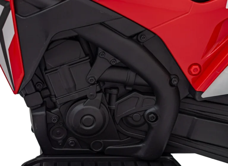 Honda Crf 450r Dječji Kros Motocikl Na Baterije, Crveni + 3 Kotača + Gumena Gazišta + Truba, Crvena Motor Na Akumulator 16