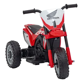 Honda Crf 450r Dječji Kros Motocikl Na Baterije, Crveni + 3 Kotača + Gumena Gazišta + Truba, Crvena Motor Na Akumulator 9